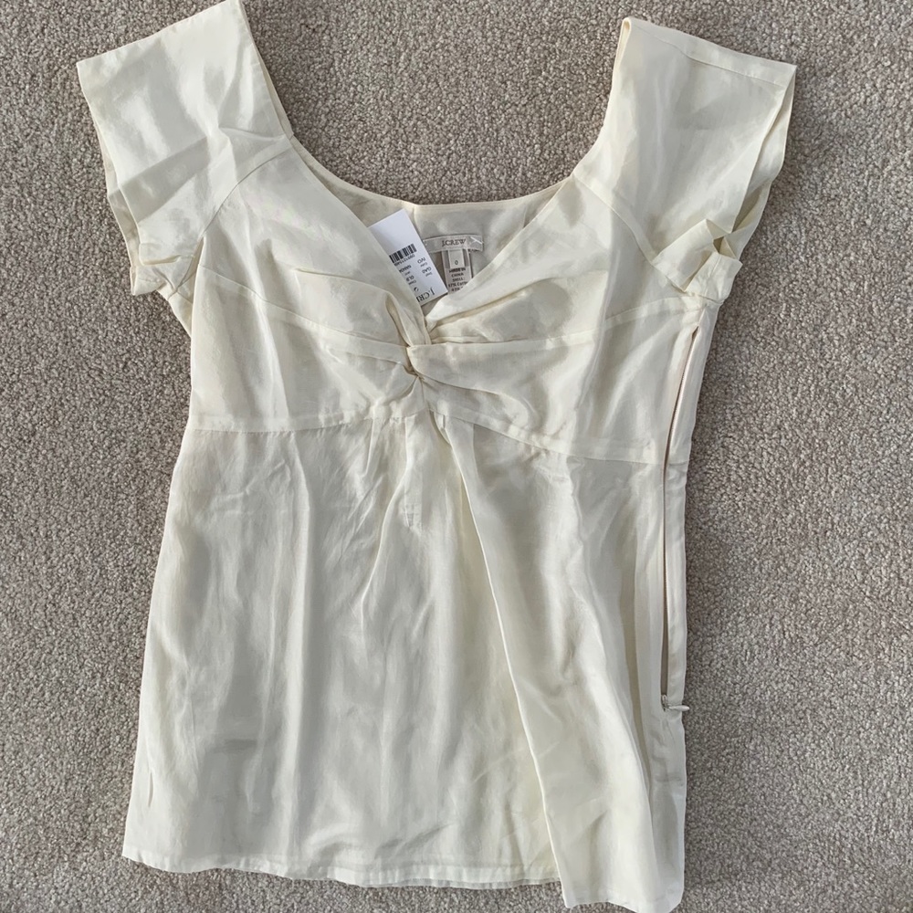 Brand new Cap sleeve blouse from J Crew.
